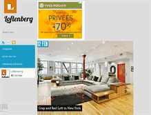Tablet Screenshot of loftenberg.com